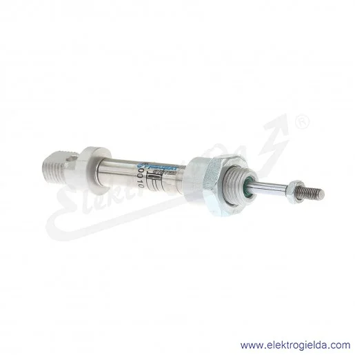 Siłownik pneumatyczny cylindryczny DNM008.0010, średnica 8mm, skok 10mm, magnetyczny, dwustronnego działania Siłownik pneumatyczny cylindryczny DNM008.0010, średnica 8mm, skok 10mm, magnetyczny, dwustronnego działania