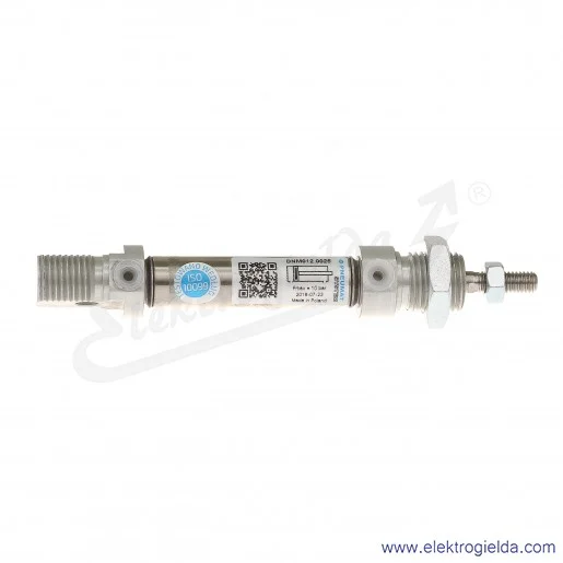Siłownik pneumatyczny cylindryczny DNM012.0025 D12X25, M5, dwustronego działania, magnetyczny Siłownik pneumatyczny cylindryczny DNM012.0025 D12X25, M5, dwustronego działania, magnetyczny
