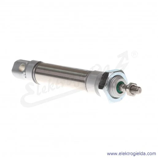 Siłownik pneumatyczny cylindryczny DNM016.0025, D16X25, M5, dwustronnego działania, magnetyczny Siłownik pneumatyczny cylindryczny DNM016.0025, D16X25, M5, dwustronnego działania, magnetyczny