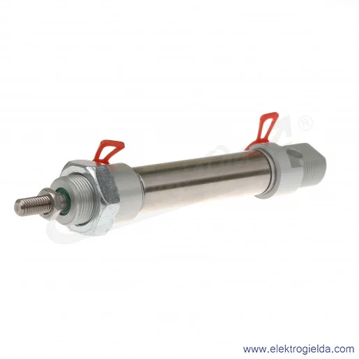 Siłownik pneumatyczny cylindryczny DNM020.0050, D20X50, G1/8, dwustronnego działania, magnetyczny Siłownik pneumatyczny cylindryczny DNM020.0050, D20X50, G1/8, dwustronnego działania, magnetyczny