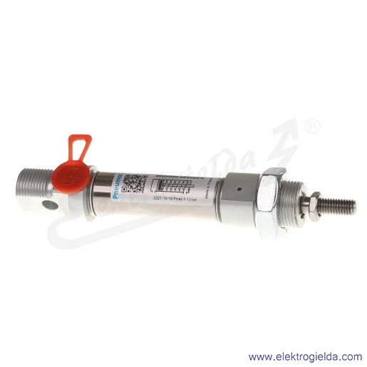 Siłownik pneumatyczny cylindryczny DNM020.0030SEA, D20X30, G1/8, jednostronnego działania, powrót sprężyną, ISO 6432 Siłownik pneumatyczny cylindryczny DNM020.0030SEA, D20X30, G1/8, jednostronnego działania, powrót sprężyną, ISO 6432