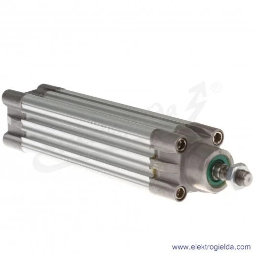 Siłownik pneumatyczny na ściągach NWT032.0100, D32X100, dwustronnego działania, magnetyczny, z regulowaną amortyzacją Siłownik pneumatyczny na ściągach NWT032.0100, D32X100, dwustronnego działania, magnetyczny, z regulowaną amortyzacją