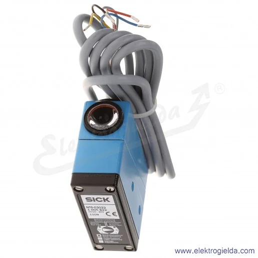 Czujnik kontrastu 1005822 NT6-03022 10..30VDC, zasięg do 9mm, długość fali 560mm, przewód 2m, IP67 Czujnik kontrastu 1005822 NT6-03022 10..30VDC, zasięg do 9mm, długość fali 560mm, przewód 2m, IP67