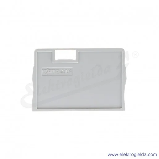 Ścianka rozdzielająca 2004-1293 szara 2mm, do złączek 4mm2 2004-120x Ścianka rozdzielająca 2004-1293 szara 2mm, do złączek 4mm2 2004-120x