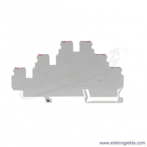 Złączka trzypiętrowa 870-556  L/L/L 6-przew. 2,5 mm2 szara Złączka trzypiętrowa 870-556  L/L/L 6-przew. 2,5 mm2 szara