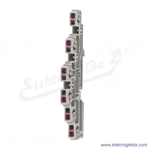 Złączka trzypiętrowa 870-556  L/L/L 6-przew. 2,5 mm2 szara Złączka trzypiętrowa 870-556  L/L/L 6-przew. 2,5 mm2 szara