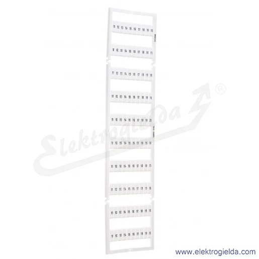 793-5509 151...200 (x2), nadruk poziomy, szerokość 5-5,2mm do złączek 2002-xxxx Tabliczka z oznacznikami WMB 793-5509 151...200 (x2), nadruk poziomy, szerokość 5-5,2mm do złączek 2002-xxxx Tabliczka z oznacznikami WMB