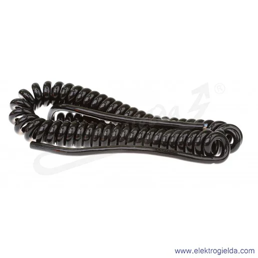 Sznur spiralny F5.0043 3x1,5 5mb czarny 05VVH8-F zakres 700-4200mm Sznur spiralny F5.0043 3x1,5 5mb czarny 05VVH8-F zakres 700-4200mm