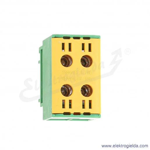 Złączka szynowa śrubowa F2.0292 LZ w korpusie ZU 2x35mm szara Złączka szynowa śrubowa F2.0292 LZ w korpusie ZU 2x35mm szara