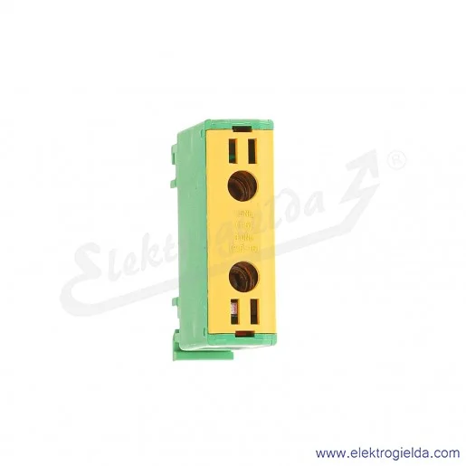 Złączka szynowa F2.0232 LZ w korpusie ZU 1-torowa 1,5-16mm żółto-zielona Złączka szynowa F2.0232 LZ w korpusie ZU 1-torowa 1,5-16mm żółto-zielona