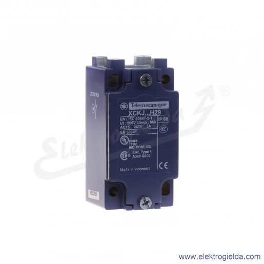 Korpus metalowy wyłącznika krańcowego ZCKJ1H29, 2P NC+NO migowy Korpus metalowy wyłącznika krańcowego ZCKJ1H29, 2P NC+NO migowy