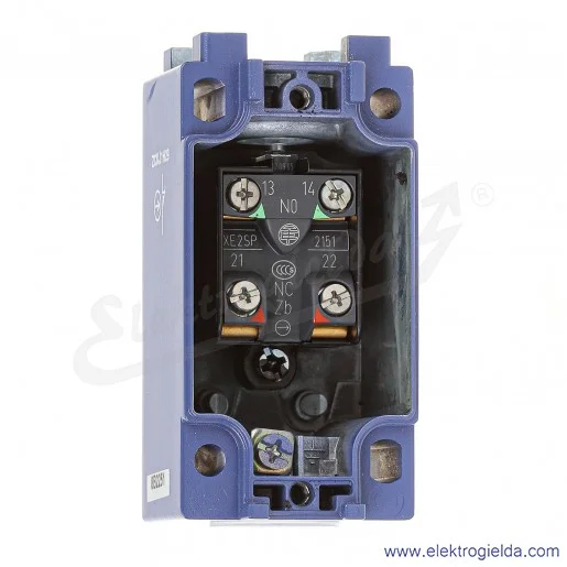 Korpus metalowy wyłącznika krańcowego ZCKJ1H29, 2P NC+NO migowy Korpus metalowy wyłącznika krańcowego ZCKJ1H29, 2P NC+NO migowy