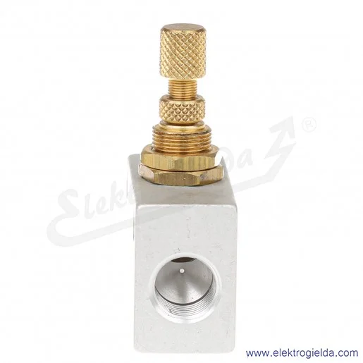 Zawór dławiąco-zwrotny metalowy 8850 G1/4 gwinty wewnętrzne Zawór dławiąco-zwrotny metalowy 8850 G1/4 gwinty wewnętrzne