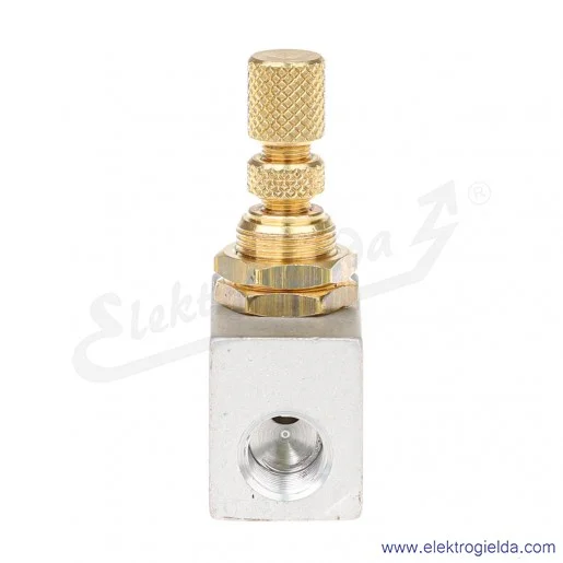 Zawór dławiąco-zwrotny metalowy 8850 G1/8 gwinty wewnętrzne Zawór dławiąco-zwrotny metalowy 8850 G1/8 gwinty wewnętrzne