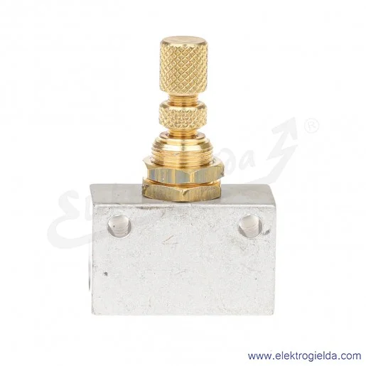 Zawór dławiąco-zwrotny metalowy 8850 G1/8 gwinty wewnętrzne Zawór dławiąco-zwrotny metalowy 8850 G1/8 gwinty wewnętrzne