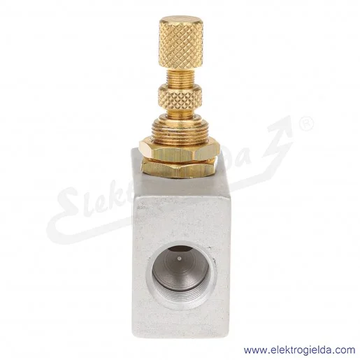 Zawór dławiąco-zwrotny metalowy 8860 G1/4 gwinty wewnętrzne Zawór dławiąco-zwrotny metalowy 8860 G1/4 gwinty wewnętrzne