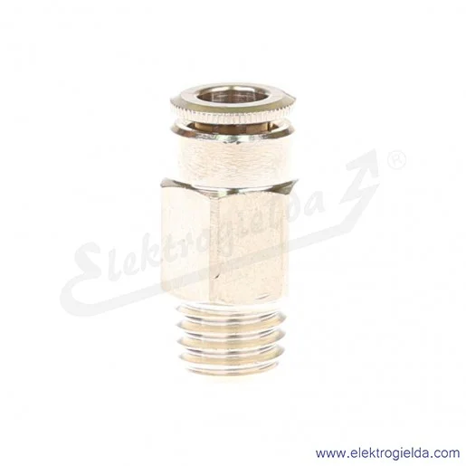 58000 6-M10X1.5 Złączka wtykowa prosta M10x1.5, do węża 6 mm 58000 6-M10X1.5 Złączka wtykowa prosta M10x1.5, do węża 6 mm