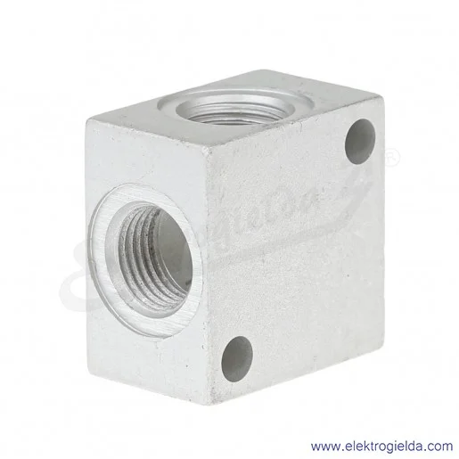 Kostka rozdzielająca Czwórnik metalowy 3033 G1/4 Kostka rozdzielająca Czwórnik metalowy 3033 G1/4