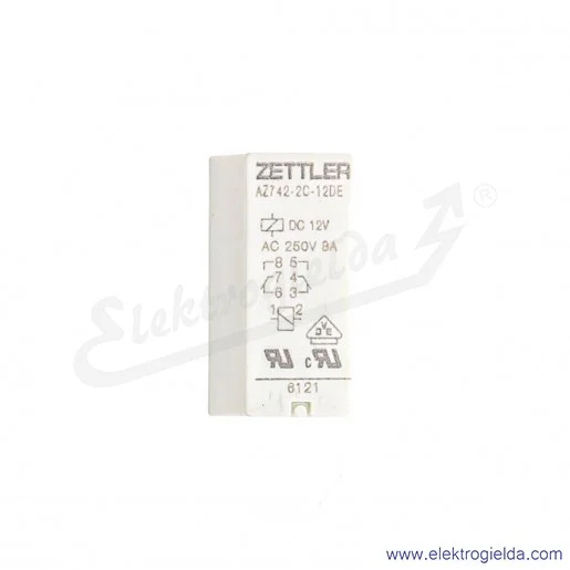 Przekaźnik elektromagnetyczny AZ742-2CE-12DE/RM84 8A 12VDC Przekaźnik elektromagnetyczny AZ742-2CE-12DE/RM84 8A 12VDC