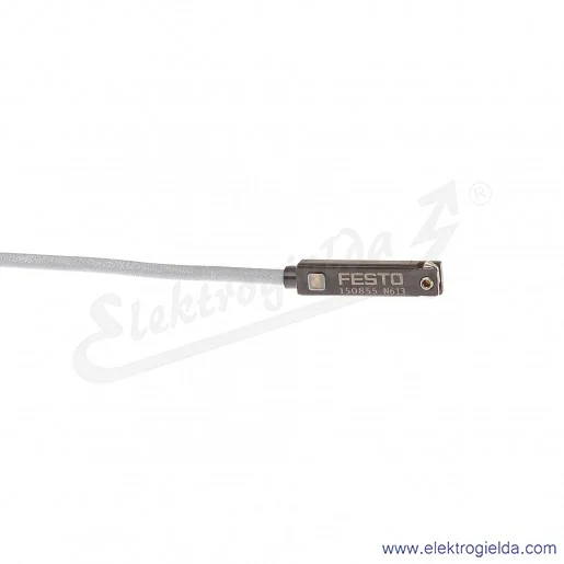 Czujnik zbliżeniowy 150855, SME-8-K-LED-24, 12..30VDC, stykowe NO, przewód 2.5m Czujnik zbliżeniowy 150855, SME-8-K-LED-24, 12..30VDC, stykowe NO, przewód 2.5m