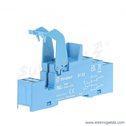 97.52 SPA Gniazdo sprężynowe do przekaźników 46.52 97.52 SPA Gniazdo sprężynowe do przekaźników 46.52