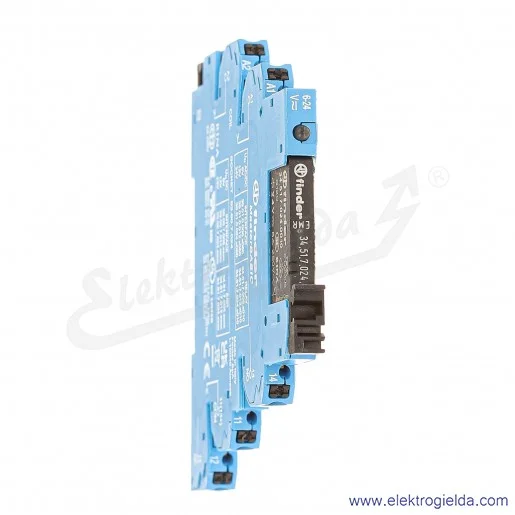 Przekaźnikowy moduł sprzęgający 39.01.0.024.0060 1P 24V AC/DC zaciski push-in 6A Przekaźnikowy moduł sprzęgający 39.01.0.024.0060 1P 24V AC/DC zaciski push-in 6A