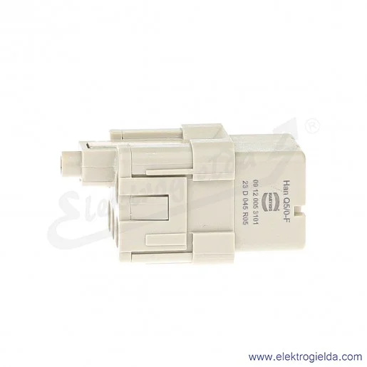 Wkład złącza 09120053101 Han Q 5/0 Q5/0-F 5P+PE żeński, 16A Wkład złącza 09120053101 Han Q 5/0 Q5/0-F 5P+PE żeński, 16A