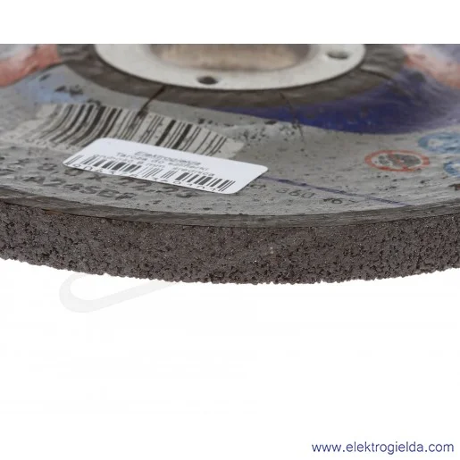 Tarcza do metalu 27-A24SBF grubość 8 mm  średnica 125mm, otwór 22.23mm Tarcza do metalu 27-A24SBF grubość 8 mm  średnica 125mm, otwór 22.23mm