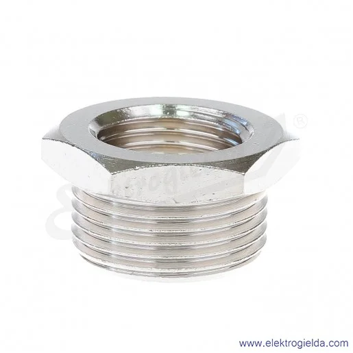 Redukcja metalowa z G3/4 na G1/2 Redukcja metalowa z G3/4 na G1/2