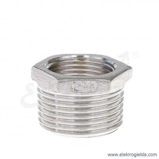 Redukcja metalowa z G1 na G3/4 Redukcja metalowa z G1 na G3/4