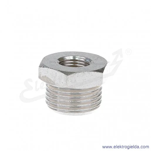 Redukcja metalowa z G3/8 na G1/8 Redukcja metalowa z G3/8 na G1/8