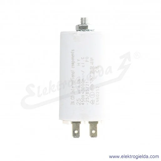 Kondensator rozruchowy 5 uF 450V wyjście konektorowe Kondensator rozruchowy 5 uF 450V wyjście konektorowe