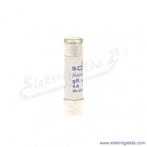 Wkładka bezpiecznikowa 10X38 8A gR 500V Wkładka bezpiecznikowa 10X38 8A gR 500V