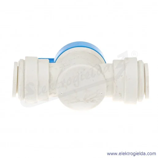 Zawór kulowy PPMSV041212W, 2/2, FI12, biały, przeznaczony do wody pitnej, John Guest Zawór kulowy PPMSV041212W, 2/2, FI12, biały, przeznaczony do wody pitnej, John Guest
