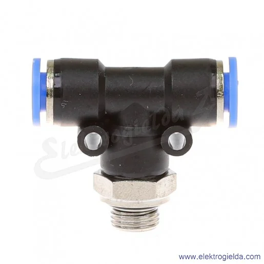 Trójnik z tworzywa typu T G1/8 + 2x FI6 Trójnik z tworzywa typu T G1/8 + 2x FI6