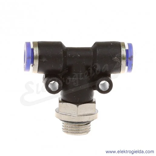 Trójnik z tworzywa typu T G1/8 + 2x FI4 Trójnik z tworzywa typu T G1/8 + 2x FI4