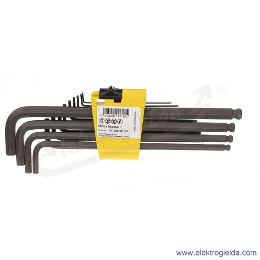 Imbusy Calowe 05021728001 950 PKL/13 SZ N, 13 kluczy od 5/64" do 3/8" Imbusy Calowe 05021728001 950 PKL/13 SZ N, 13 kluczy od 5/64" do 3/8"