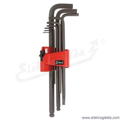 Zestaw imbusów 022086 długie, z kulką 950 PKL/98 BM 9 kluczy 1.5-10 Zestaw imbusów 022086 długie, z kulką 950 PKL/98 BM 9 kluczy 1.5-10