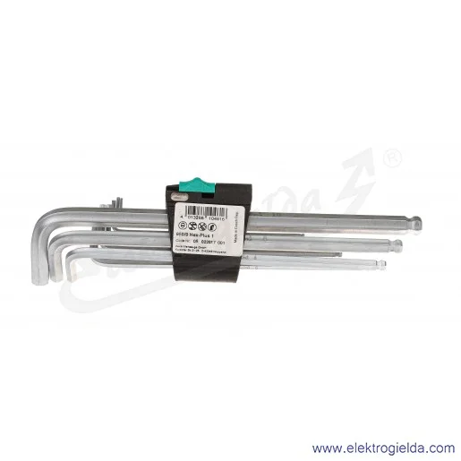 Zestaw imbusów 022087 chromowanych długich, z kulką 950PKL/98 9 kluczy 1.5-10 Zestaw imbusów 022087 chromowanych długich, z kulką 950PKL/98 9 kluczy 1.5-10