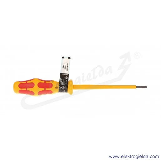 Wkrętak 051582 WERA 0,6x3,5x100 płaski izolowany Kraftform 1060 i VDE Wkrętak 051582 WERA 0,6x3,5x100 płaski izolowany Kraftform 1060 i VDE