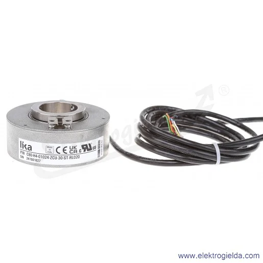 Enkoder ikrementalny C80-H-1024ZCU430L2 1024 impulsy/opborty, otwór fi 30mm, zasilanie 5..30VDC, max częstotliwość 100kHz, z prz Enkoder ikrementalny C80-H-1024ZCU430L2 1024 impulsy/opborty, otwór fi 30mm, zasilanie 5..30VDC, max częstotliwość 100kHz, z prz