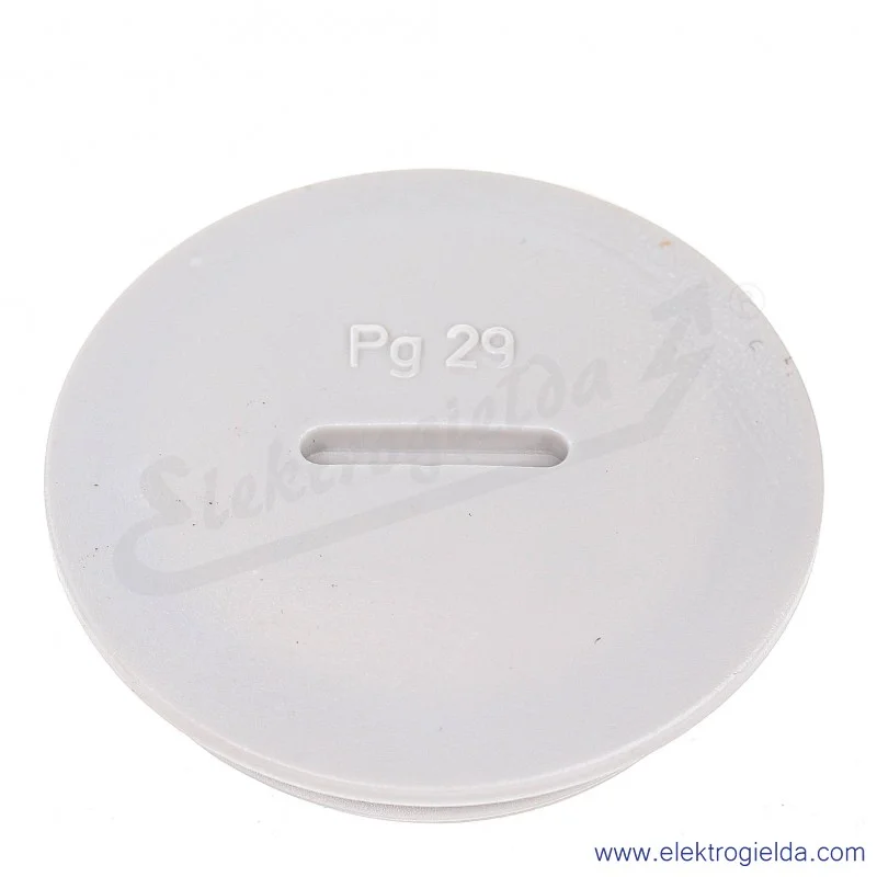 Zaślepka polistyrenowa 52006000 BLK 29 rozmiar PG29 jasnoszara, IP54 Zaślepka polistyrenowa 52006000 BLK 29 rozmiar PG29 jasnoszara, IP54