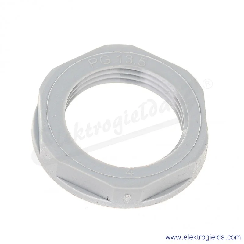 Nakrętka z tworzywa 53019030 PG13.5  GMP-GL-PG, szara RAL7001 SGY SKINTOP pod klucz 27 Nakrętka z tworzywa 53019030 PG13.5  GMP-GL-PG, szara RAL7001 SGY SKINTOP pod klucz 27