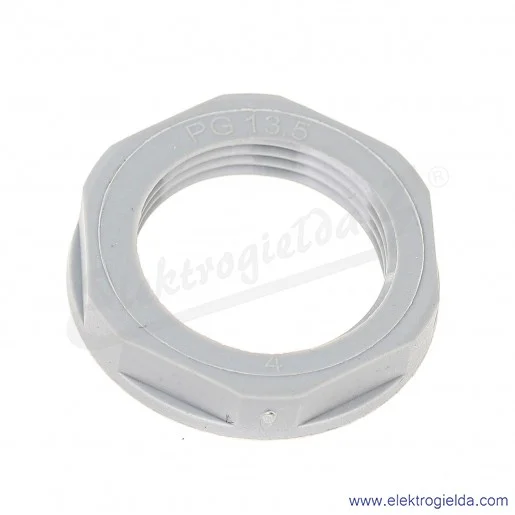 Nakrętka z tworzywa 53019030 PG13.5  GMP-GL-PG, szara RAL7001 SGY SKINTOP pod klucz 27 Nakrętka z tworzywa 53019030 PG13.5  GMP-GL-PG, szara RAL7001 SGY SKINTOP pod klucz 27