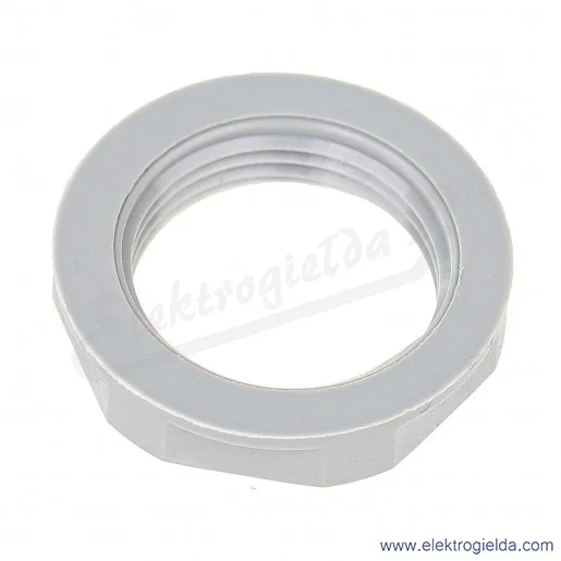 Nakrętka z tworzywa 53019030 PG13.5  GMP-GL-PG, szara RAL7001 SGY SKINTOP pod klucz 27 Nakrętka z tworzywa 53019030 PG13.5  GMP-GL-PG, szara RAL7001 SGY SKINTOP pod klucz 27