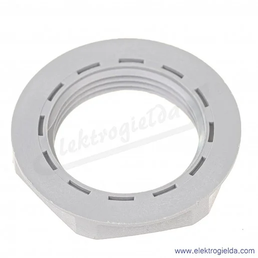 Nakrętka z tworzywa 53119030 M25x1.5 GMP-GL-M, szara RAL 7001 SGY SKINTOP pod klucz 34 Nakrętka z tworzywa 53119030 M25x1.5 GMP-GL-M, szara RAL 7001 SGY SKINTOP pod klucz 34