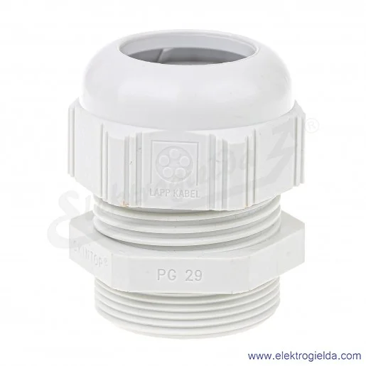 Dławnica kablowa 53018160 SKINTOP STR PG29 jasnoszara, fi 11..20mm, pod klucz 42 Dławnica kablowa 53018160 SKINTOP STR PG29 jasnoszara, fi 11..20mm, pod klucz 42