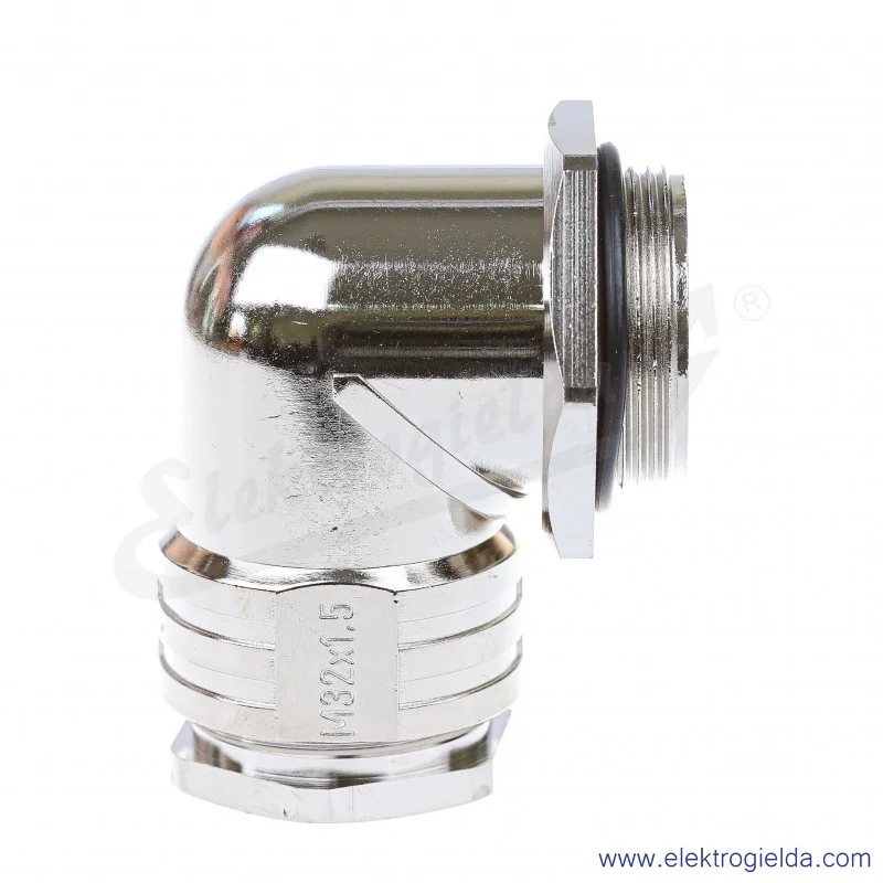 Dławnica kablowa 52107840 RWV-M 32x1,5 kątowy 90 stopni, zakres dławienia 16..25mm, pod klucz 34 Dławnica kablowa 52107840 RWV-M 32x1,5 kątowy 90 stopni, zakres dławienia 16..25mm, pod klucz 34