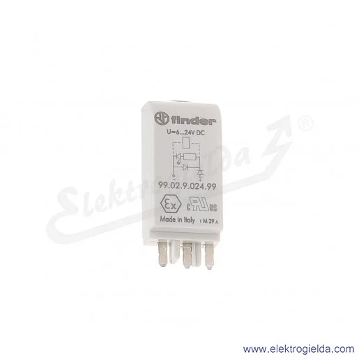 Moduł 99.02.9.024.99 6-24V DC Dioda LED + dioda gaszeniowa Moduł 99.02.9.024.99 6-24V DC Dioda LED + dioda gaszeniowa