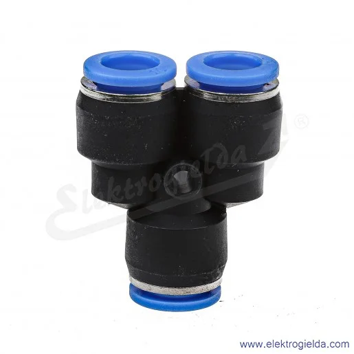 Trójnik z tworzywa typu Y 3x FI10 Trójnik z tworzywa typu Y 3x FI10